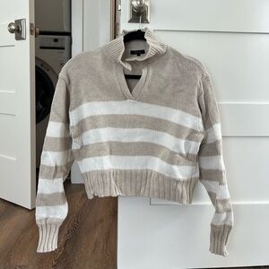 Quince Organic Sweater - Speckled Beige